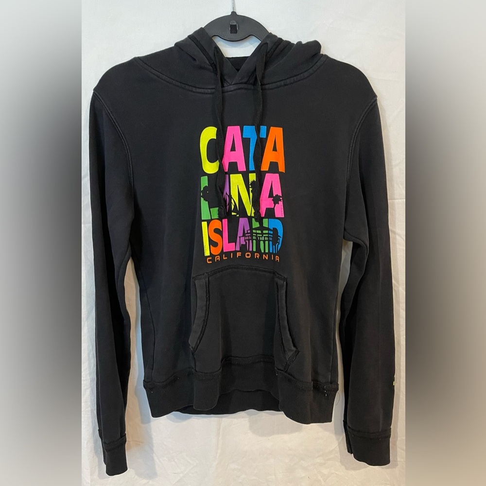 Colorful Black Catalina Hoodie Size Large
